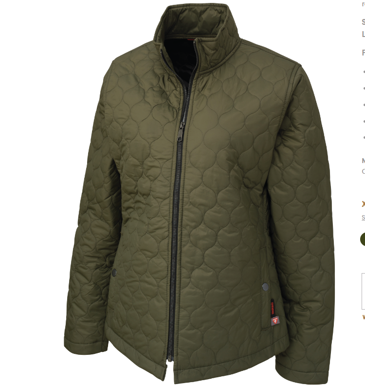 Tough Duck® Women’s Quilted Jacket With Primaloft® Insulation WJ29
