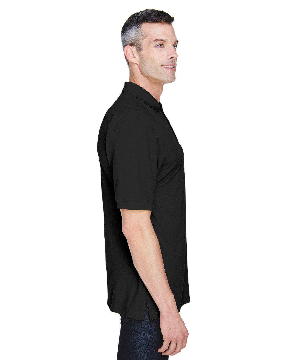 Harriton® Men's Easy Blend™ Polo with Pocket