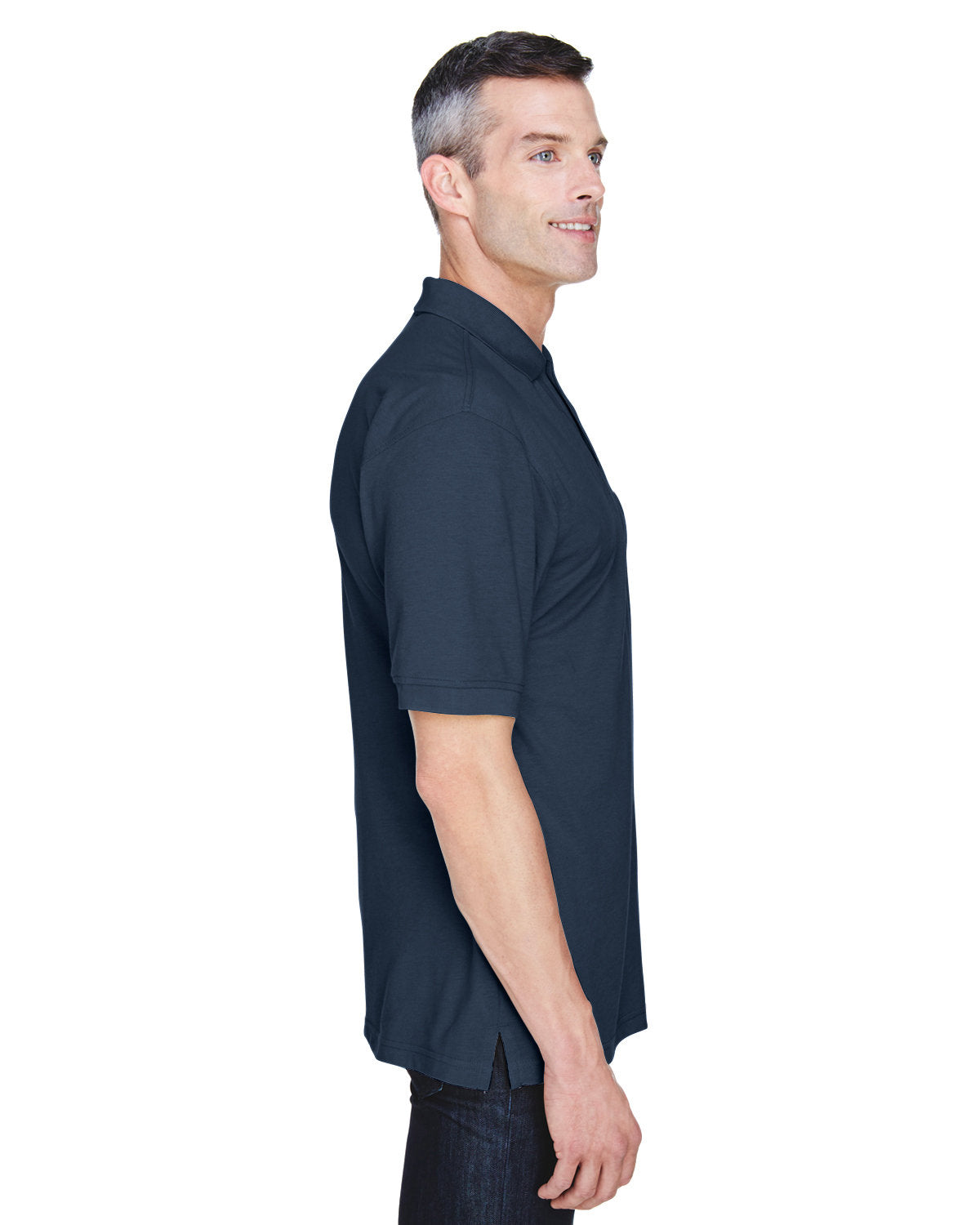 Harriton® Men's Easy Blend™ Polo with Pocket