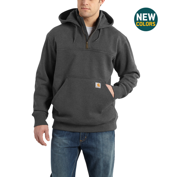 Carhartt®Rain Defender Paxton Heavyweight Hooded Zip Mock Sweatshirt