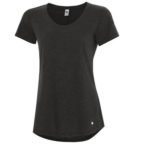 KOI® Triblend Scoop Neck Relaxed Ladies' Tee