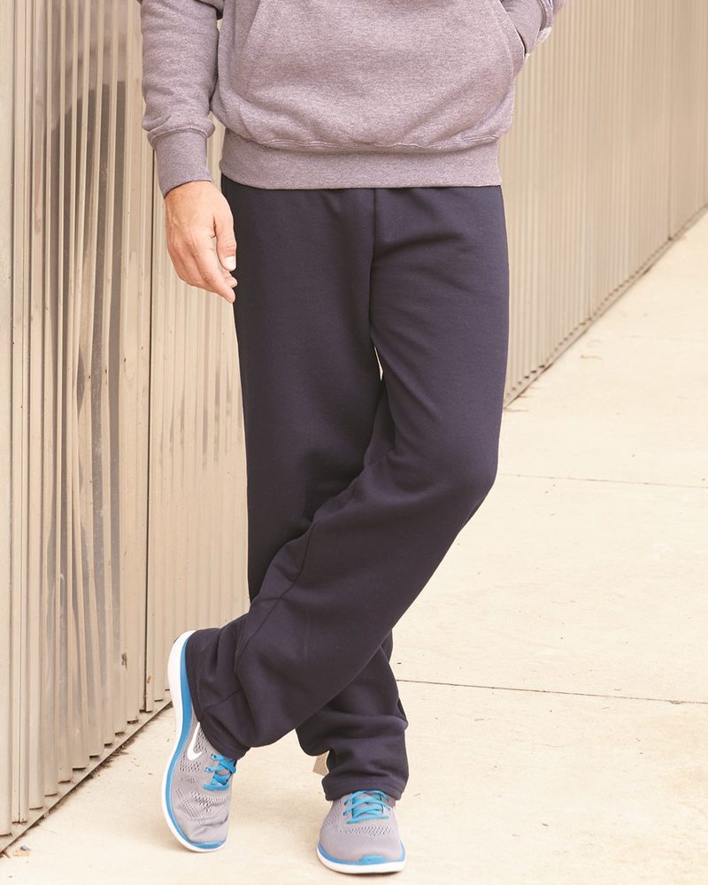 Champion® Double Dry Eco® Open-Bottom Fleece Pant with Pockets