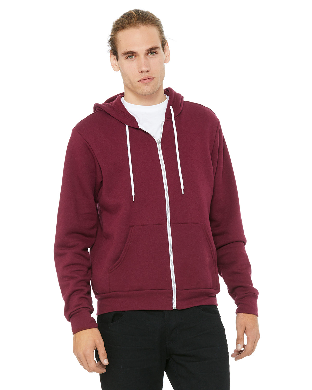 Bella+Canvas® Unisex Poly-Cotton Fleece Full-Zip Hoodie 3739