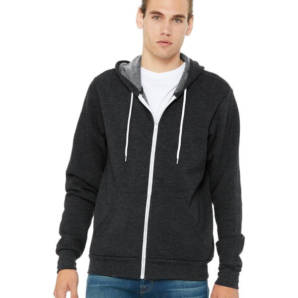 Bella+Canvas® Unisex Poly-Cotton Fleece Full-Zip Hoodie 3739