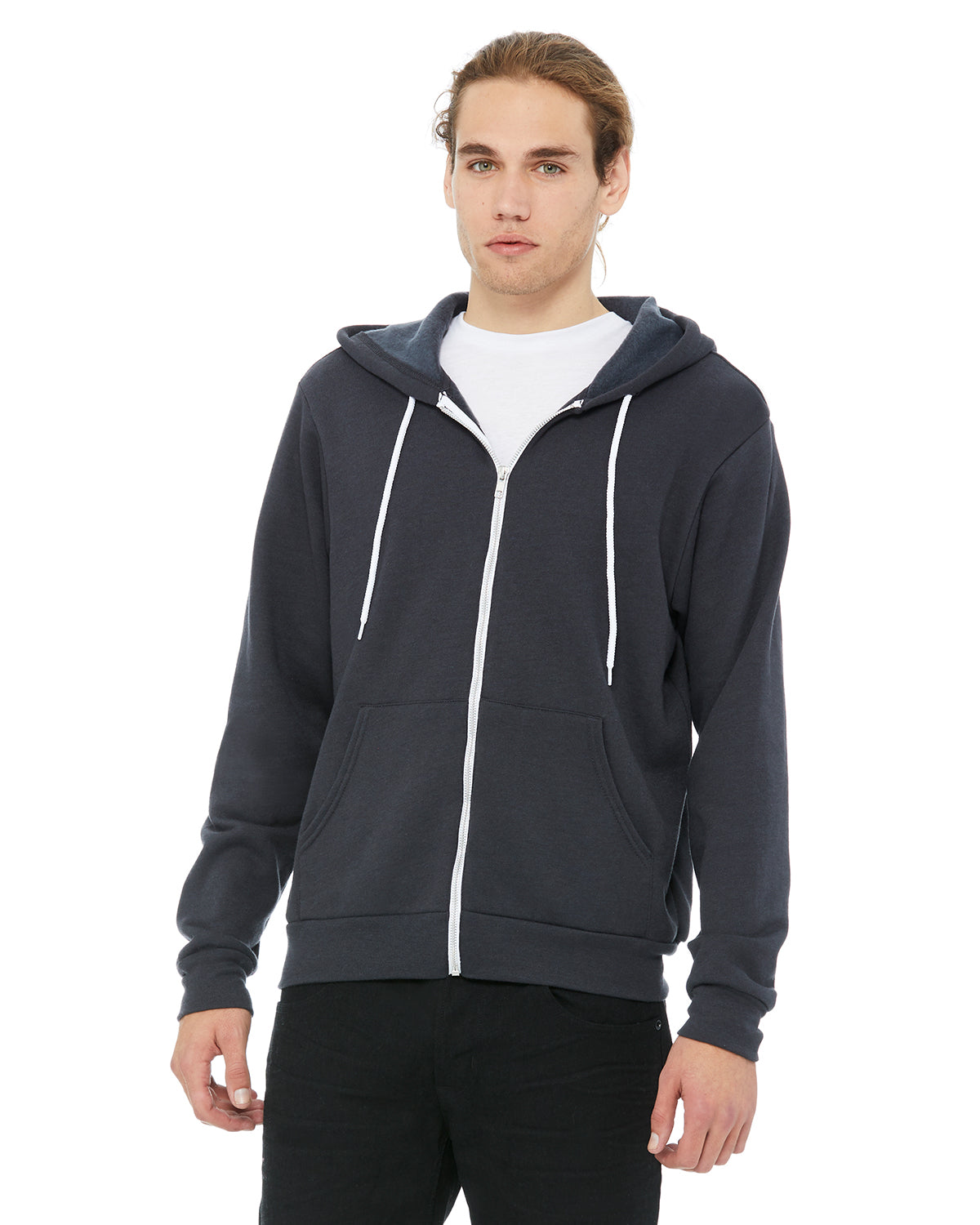 Bella+Canvas® Unisex Poly-Cotton Fleece Full-Zip Hoodie 3739