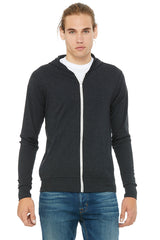 Bella+Canvas® Unisex Triblend Full-Zip Lightweight Hoodie 3939