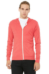 Bella+Canvas® Unisex Triblend Full-Zip Lightweight Hoodie 3939
