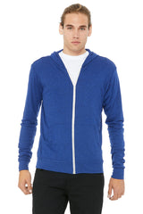 Bella+Canvas® Unisex Triblend Full-Zip Lightweight Hoodie 3939