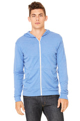 Bella+Canvas® Unisex Triblend Full-Zip Lightweight Hoodie 3939