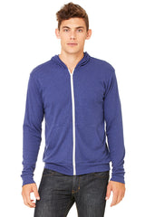 Bella+Canvas® Unisex Triblend Full-Zip Lightweight Hoodie 3939