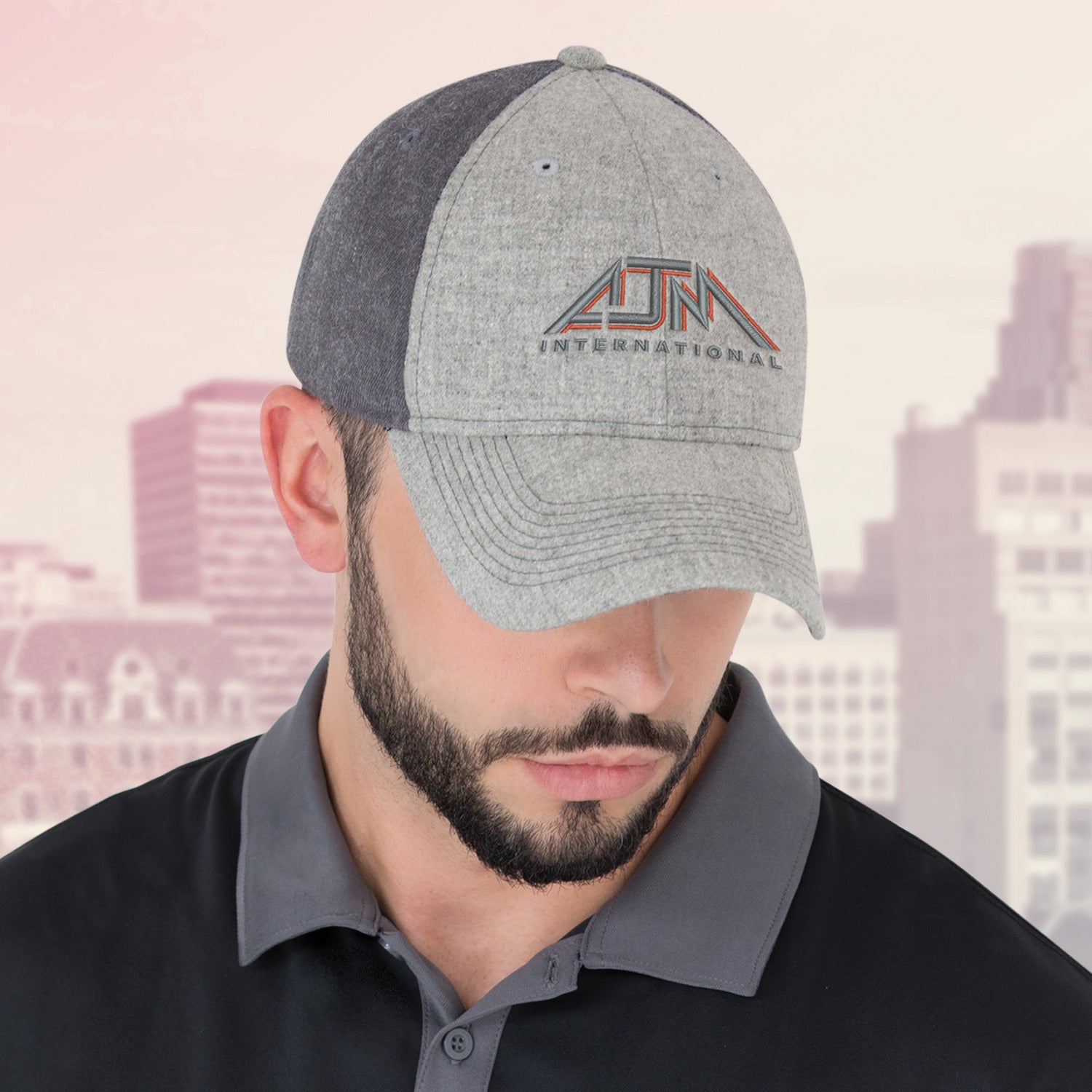 AJM 6-Panel Wool Serge Heather