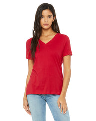 Bella+Canvas® Ladies' Relaxed Jersey Short-Sleeve V-Neck T-Shirt 6405