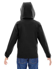 Ash City® North End Youth Prospect Two-Layer Fleece Bonded Soft Shell Hooded Jacket