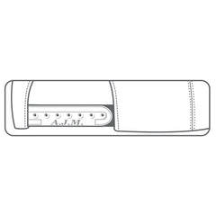 AJM 6-Panel Deluxe Chino Twill