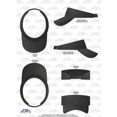 AJM Deluxe Blended Chino Twill Visor