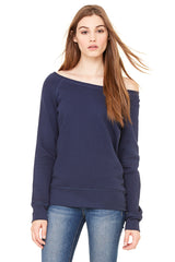 Bella+Canvas® Ladies' Sponge Fleece Wide Neck Sweatshirt 7501