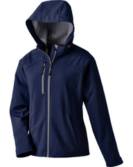 Ash City® North End Ladies' Prospect Two-Layer Fleece Bonded Soft Shell Hooded Jacket