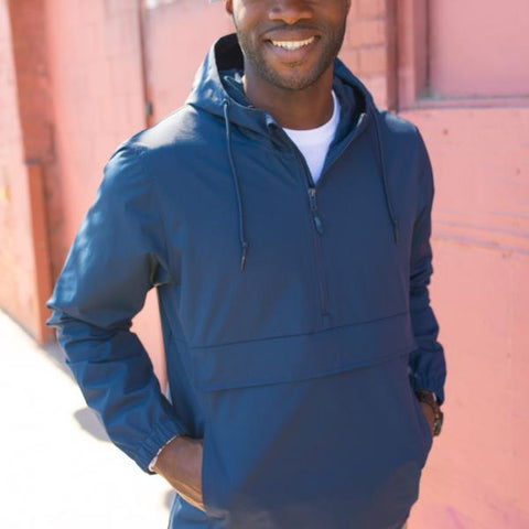 Independent Trading  Water Resistant Windbreaker Anorak Jacket ANORAK JACKET