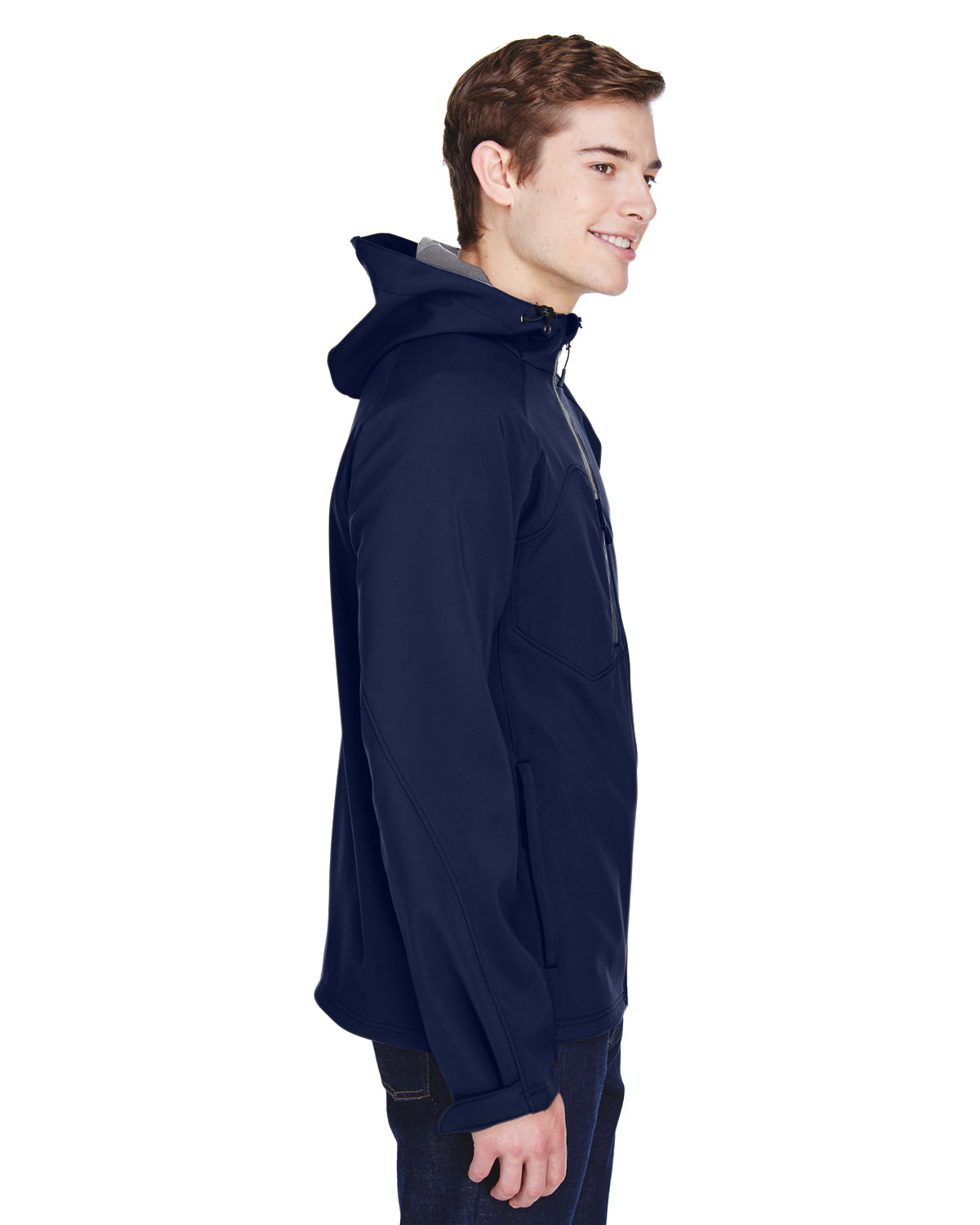 Ash City® North End Men's Prospect Two-Layer Fleece Bonded Soft Shell Hooded Jacket