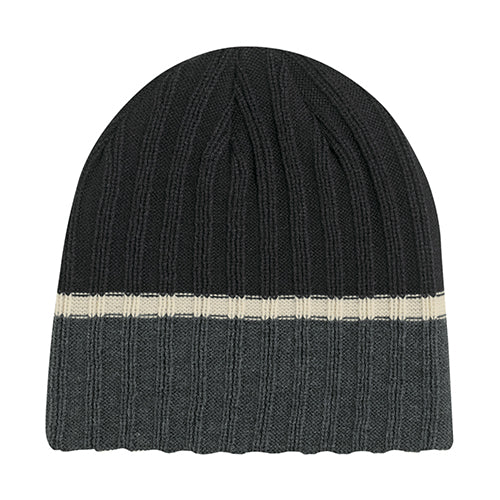 AJM AJM Acrylic Board Toque, Chunky Cable Knit 9J037M