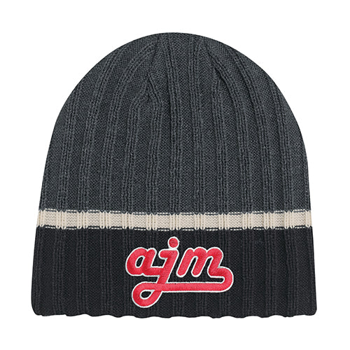 AJM AJM Acrylic Board Toque, Chunky Cable Knit 9J037M