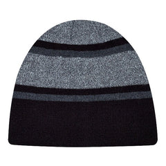 AJM Acrylic Board Toque, Heather/Stripe rib knit 9M039M