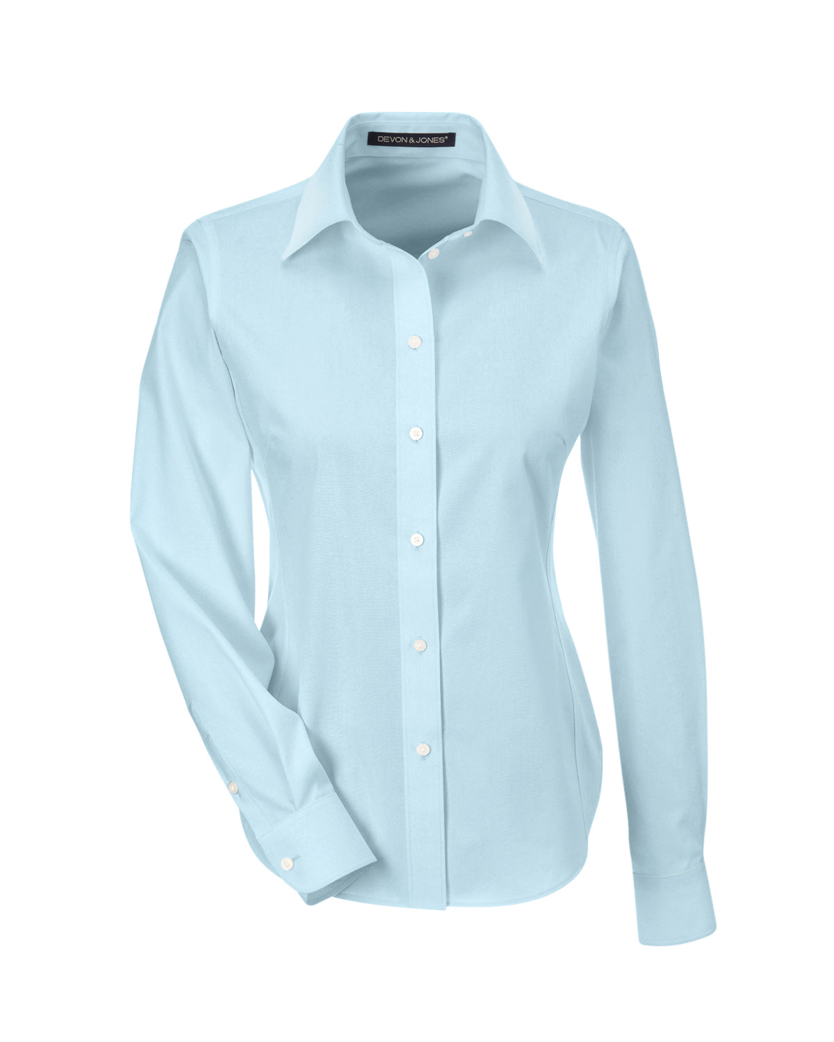 Devon & Jones Ladies' Crown Woven Collection™ Solid Oxford Long Sleeve