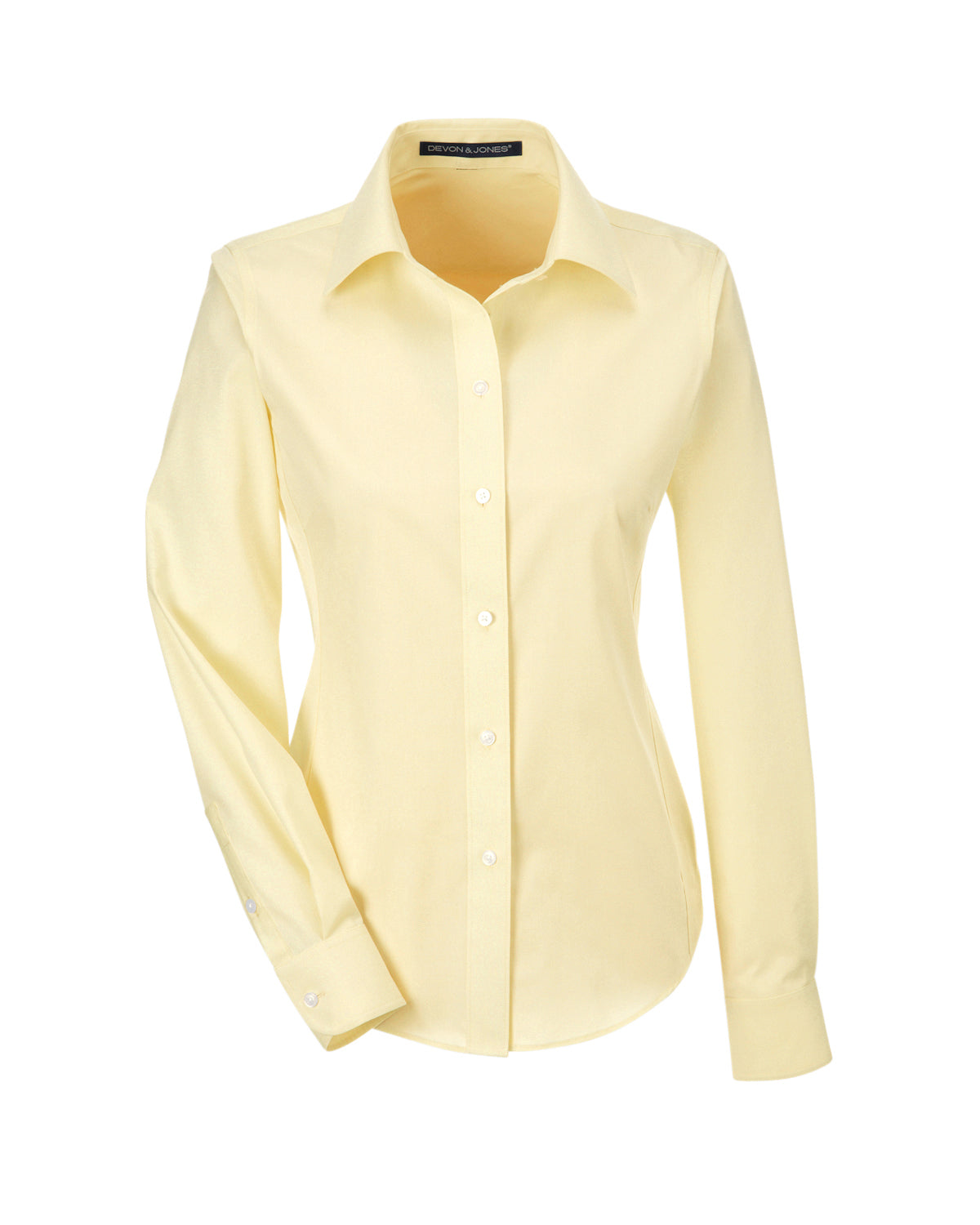 Devon & Jones Ladies' Crown Woven Collection™ Solid Oxford Long Sleeve