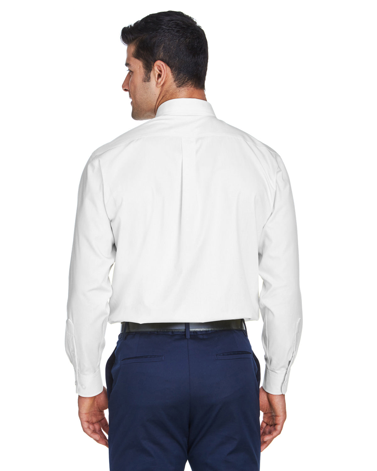 Devon & Jones Men's Crown Woven Collection™ Solid Oxford Long Sleeve