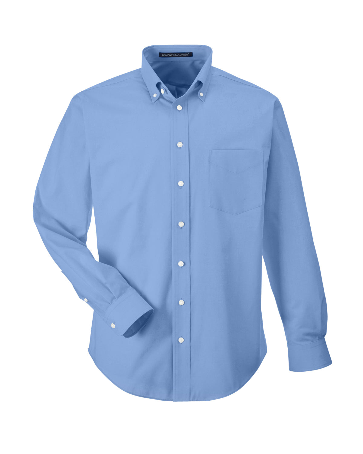 Devon & Jones Men's Crown Woven Collection™ Solid Oxford Long Sleeve