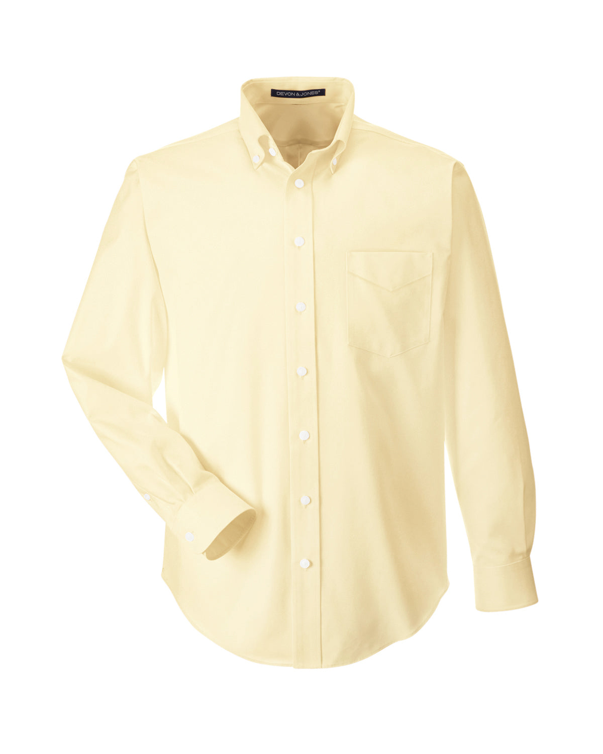 Devon & Jones Men's Crown Woven Collection™ Solid Oxford Long Sleeve