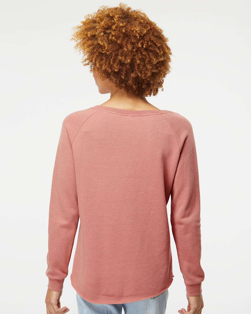 Independent Trading Co Women's California Wave Wash Crewneck Sweatshirt
