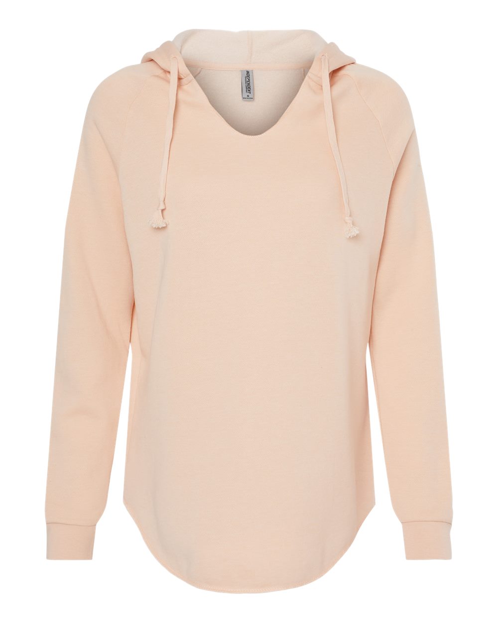 Independent Trading Women’s Lightweight California Wave Wash Hooded Sweatshirt - PRM2500