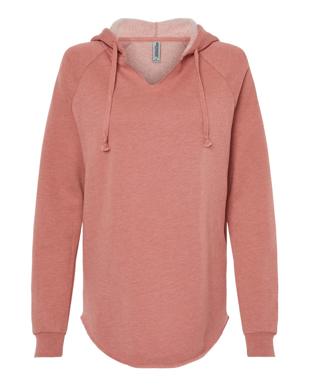 Independent Trading Women’s Lightweight California Wave Wash Hooded Sweatshirt - PRM2500