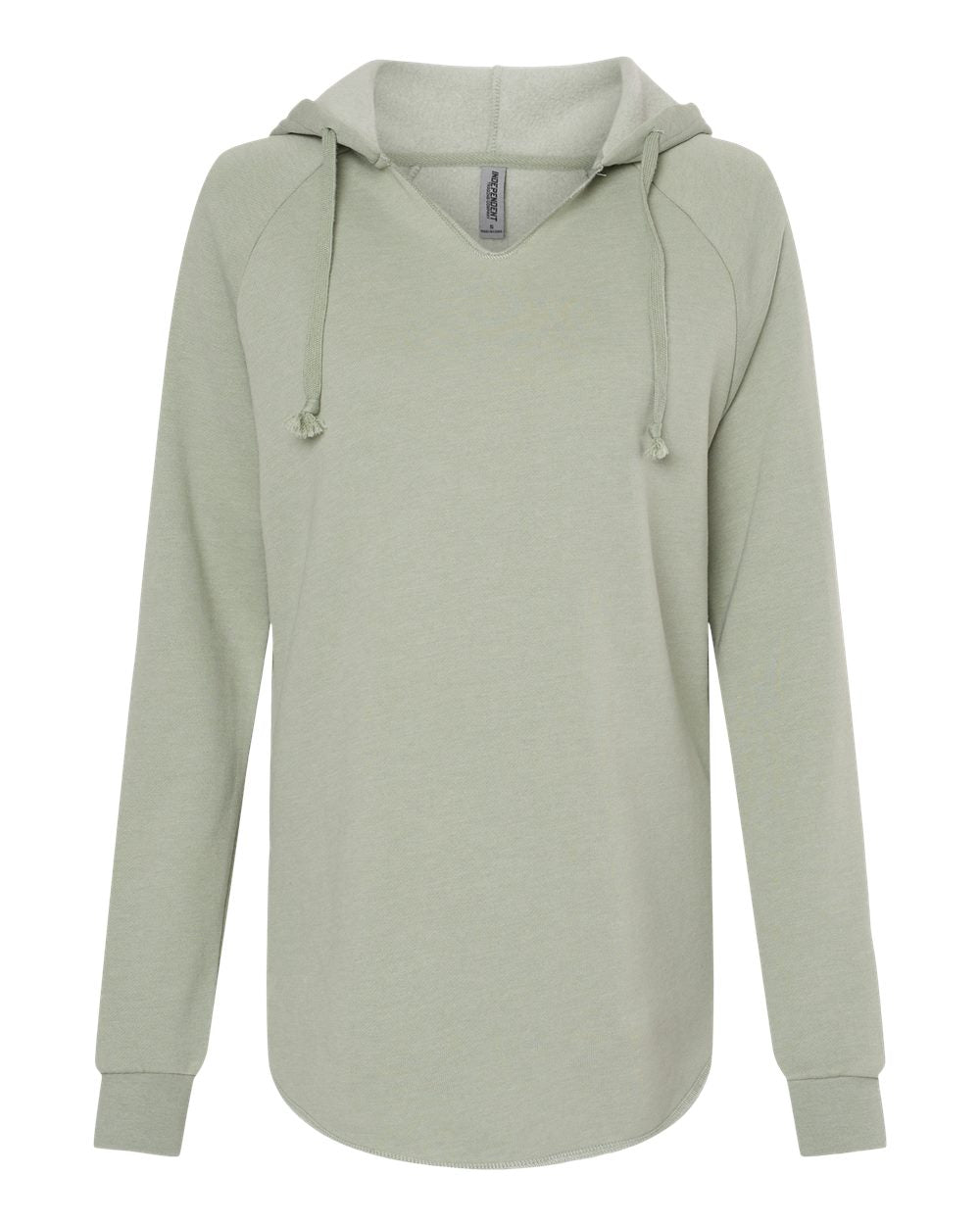 Independent Trading Women’s Lightweight California Wave Wash Hooded Sweatshirt - PRM2500