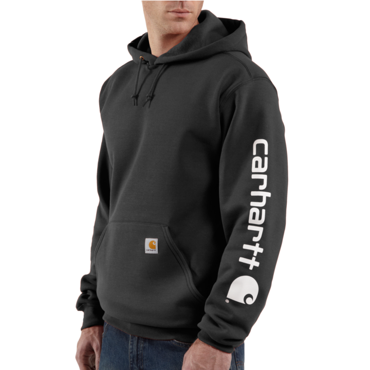 Carhartt®Midweight Signature Sleeve Logo Hooded Sweatshirt