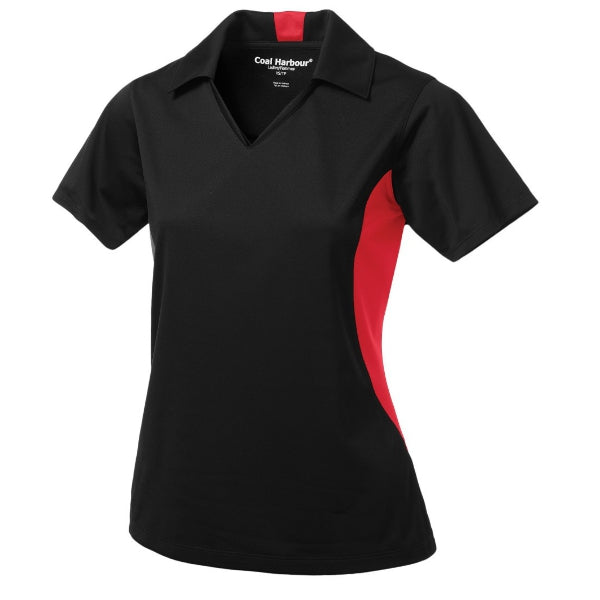 Coal Harbour® Snag Resistant Ladies Colour Block Sport Shirt