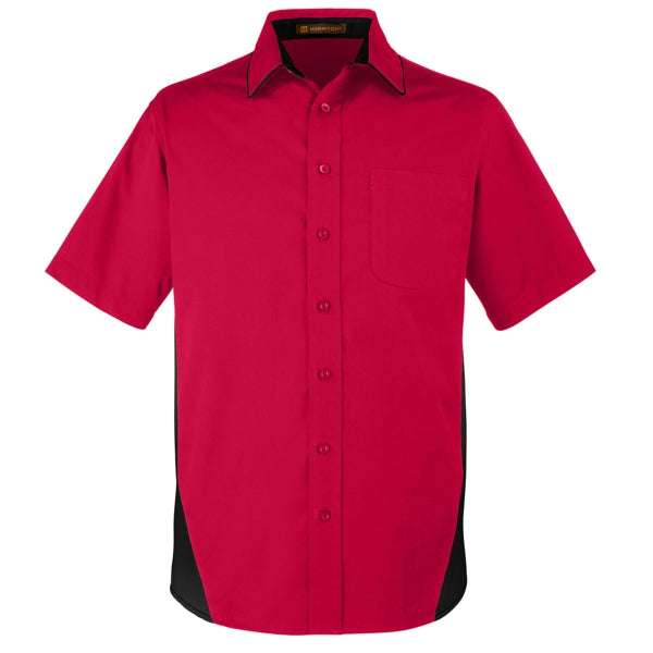 Harriton® Men's Flash IL Colorblock Short Sleeve Shirt