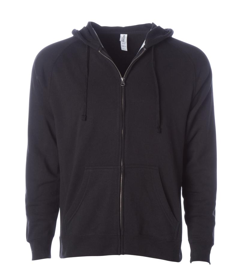 Independent Trading Unisex Special Blend Zip Hooded Raglan