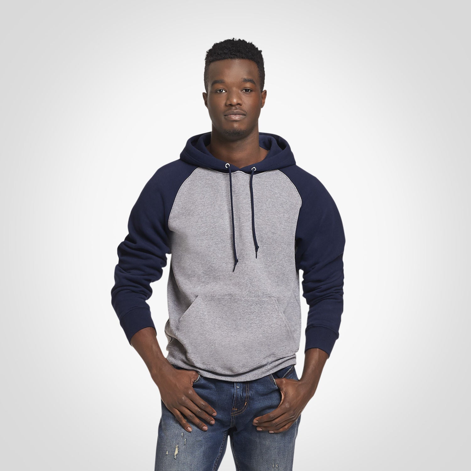 Russell Athletic Dri Power Fleece Colorblock hood