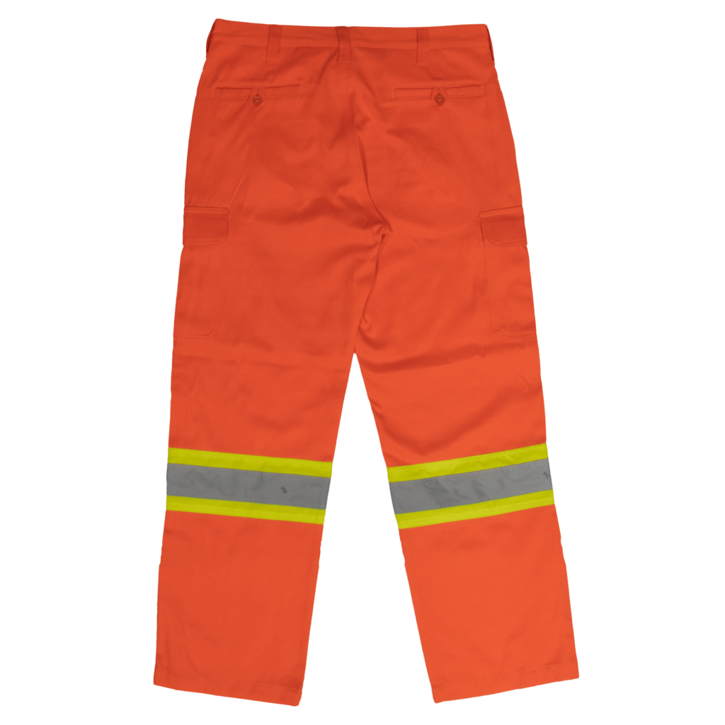Tough Duck® Safety Cargo Work Pant – Bright Orange SP01