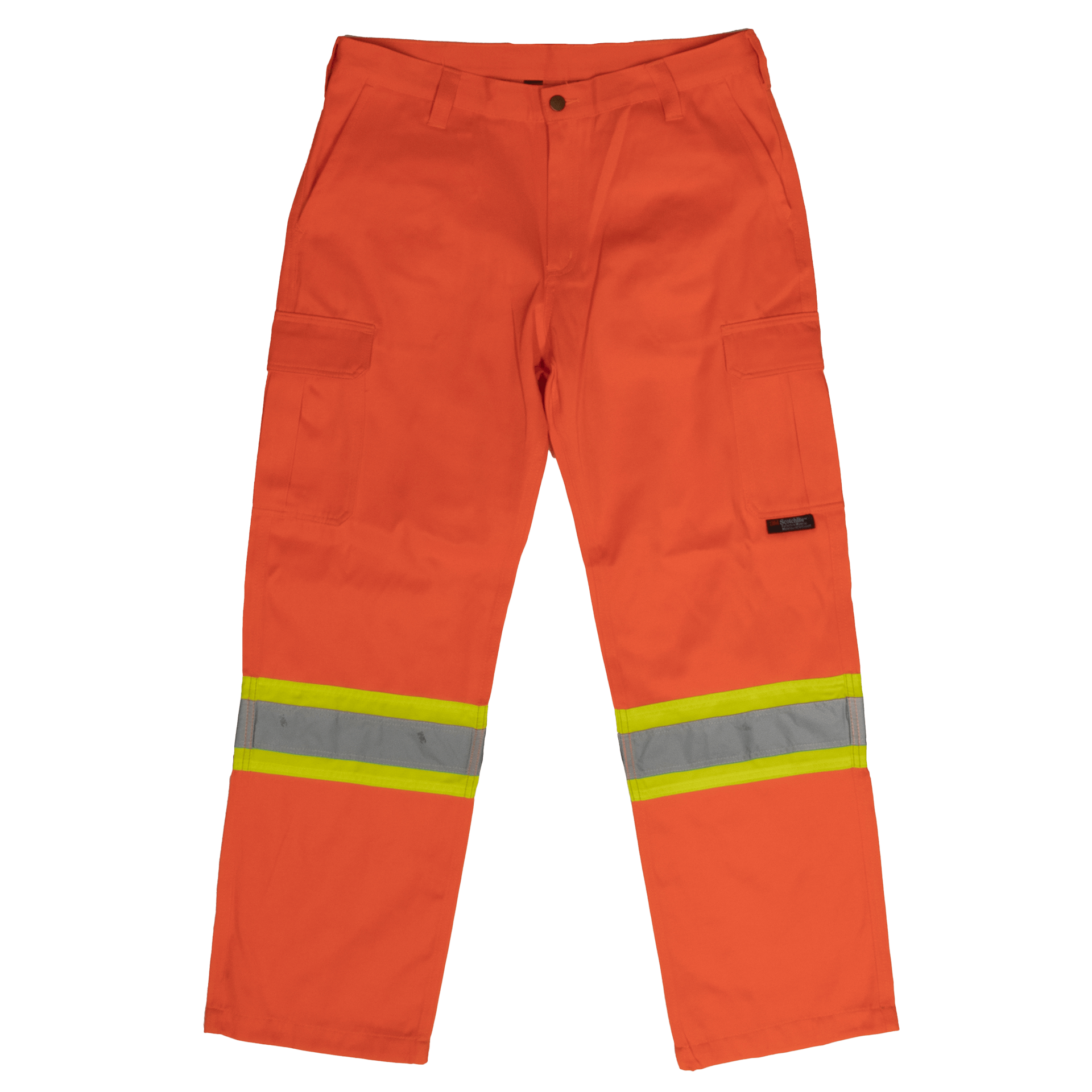Tough Duck® Safety Cargo Work Pant – Bright Orange SP01