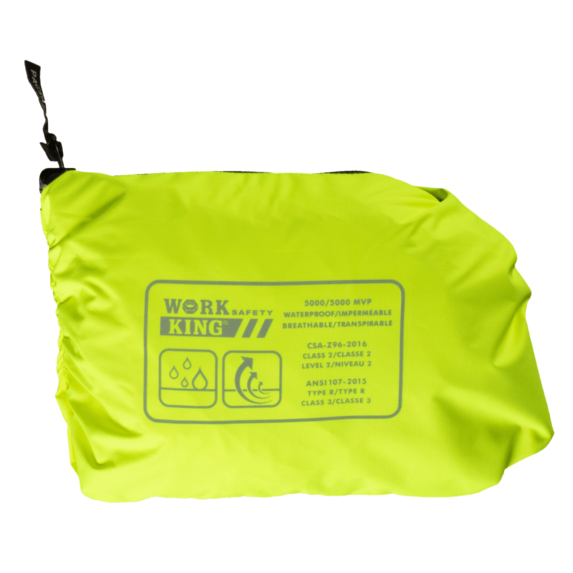 Work King® Hi-Vis Packable Rain Pant SP02