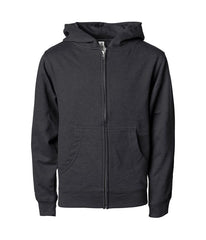 Independent Trading  Midweight Zip Hooded Sweatshirt Youth