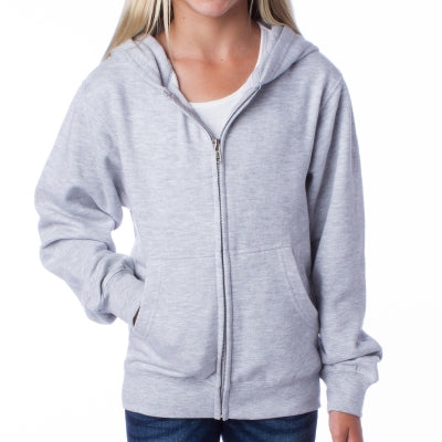 Independent Trading Midweight Zip Hooded Sweatshirt Youth