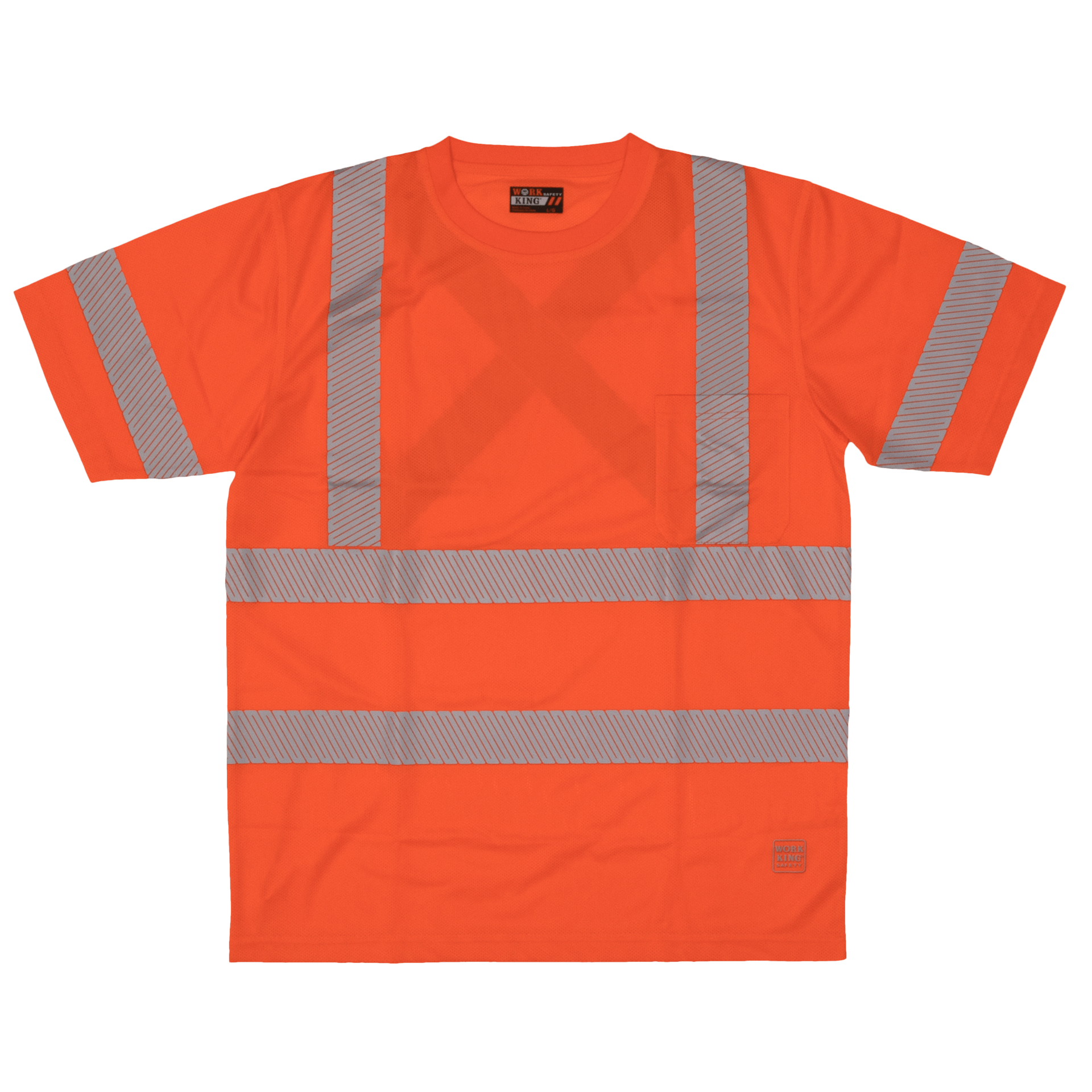 Tough Duck® S/S Safety T-Shirt with Segmented Stripes ST07