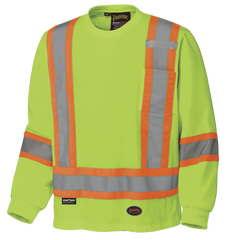 Pioneer® Hi-Viz Safety Long Sleeved Shirts 100% Cotton 6982