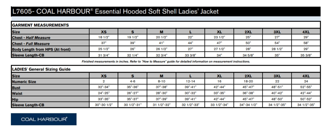 Coal Harbour® Essential Hooded Soft Shell Ladies' Jacket