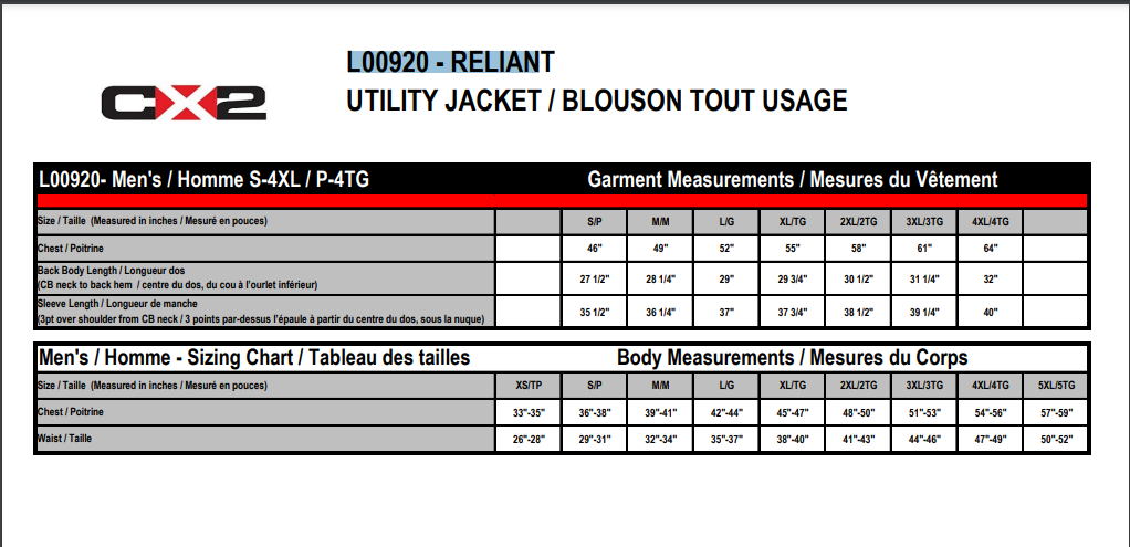 Canada Sportswear® Reliant – Utility Jacket