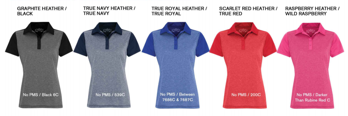 ATC™ Pro Team Womens Heather ProFormance Colour Block Sport Shirt